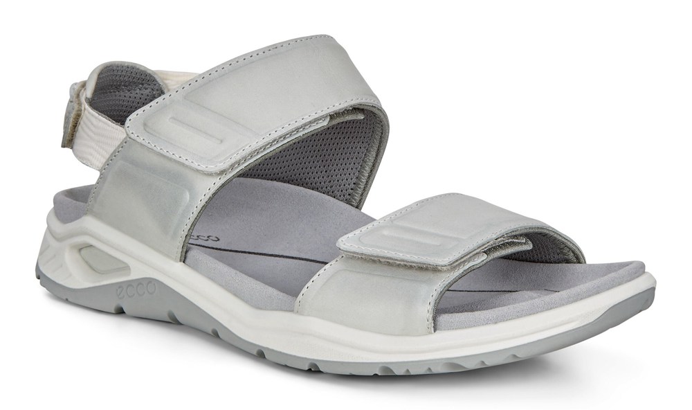 Womens Sandals - ECCO X-Trinsic Flat - White - 5903IYGMH
